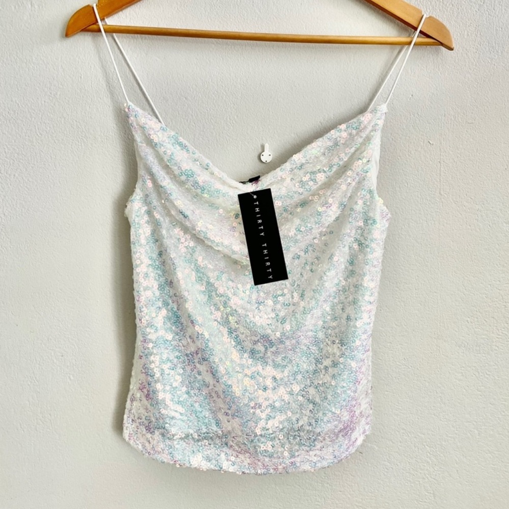 Cute sequin top size S.  B-1